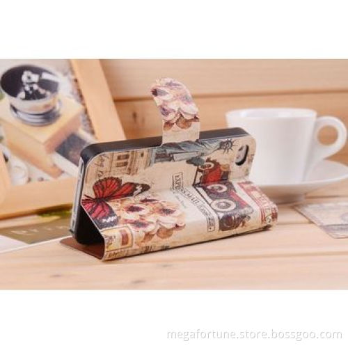 Corium wallet case for iPhone 4S, MOQ only 100 pieces/color, small/ODM/OEM orders are welcome